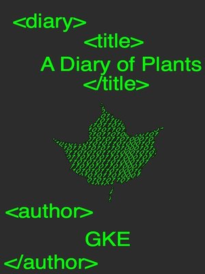 cover image of A Diary of Plants